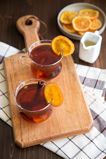 Mát lịm cách làm trà đào cam sả ngon như The Coffee house