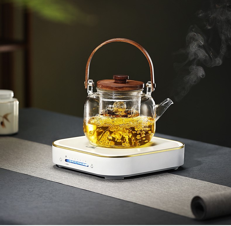 Bếp điện hồng ngoại mini, bếp nấu trà cao cấp để bàn tiện lợi công suất 1000W